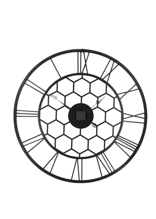 Charles Bentley Stanwick Indoor Outdoor Round Skeleton Wall Clock (Dia. 90cm)