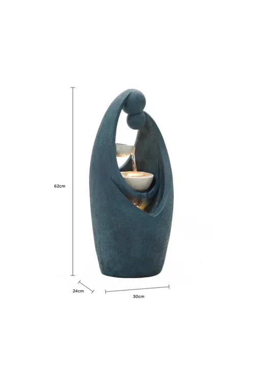 Charles Bentley Tay Cascading Water Feature (H62cm x W30cm x D24cm)