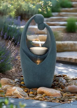 Charles Bentley Tay Cascading Water Feature (H62cm x W30cm x D24cm)