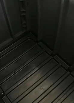 Charles Bentley Ward Plastic 322L Storage Box Black (H60cm x W115cm x D55cm)