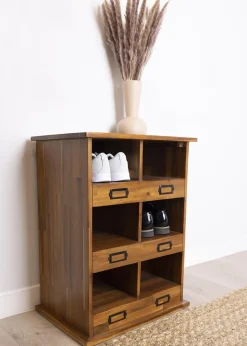 Charles Bentley Wooden Shoe & Boot Locker