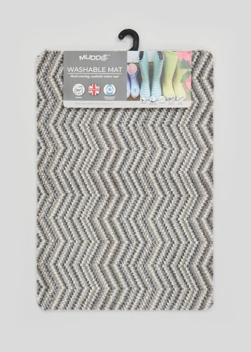 Chevron Muddle Mat (75cm x 50cm)