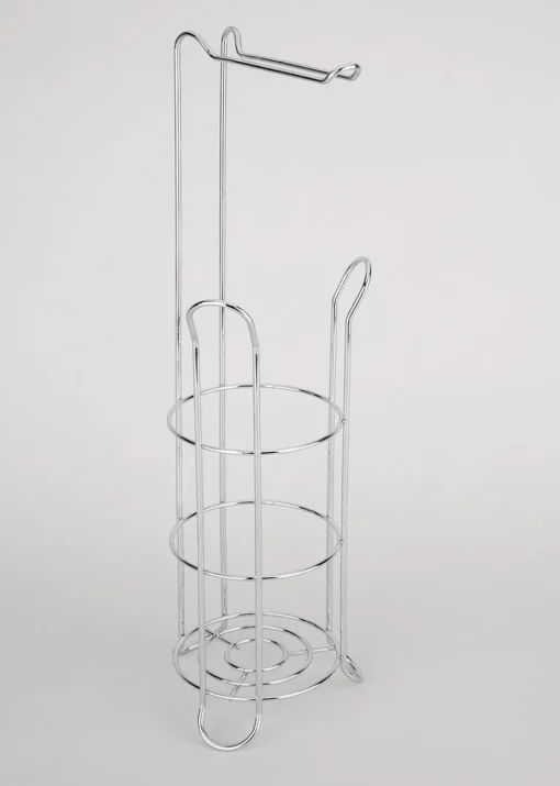 Chrome Toilet Roll Holder (61cm x 44cm)