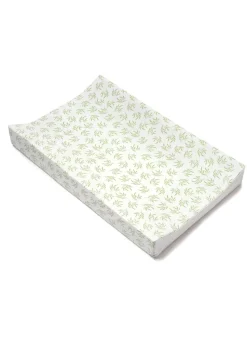 Clair de Lune Green Leaf Anti-Roll Wedge Baby Changing Mat