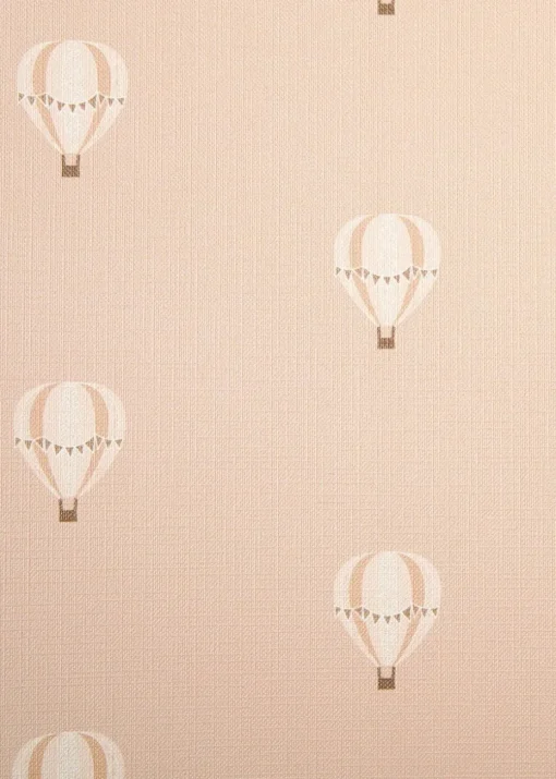 Clair de Lune Hot Air Balloon Anti-Roll Wedge Baby Changing Mat Mocha