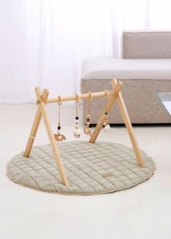 Clair de Lune Organic Sage Play Bundle Mat &  Gym