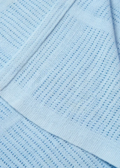 Clair de Lune Soft Cotton Cellular Pram Blanket