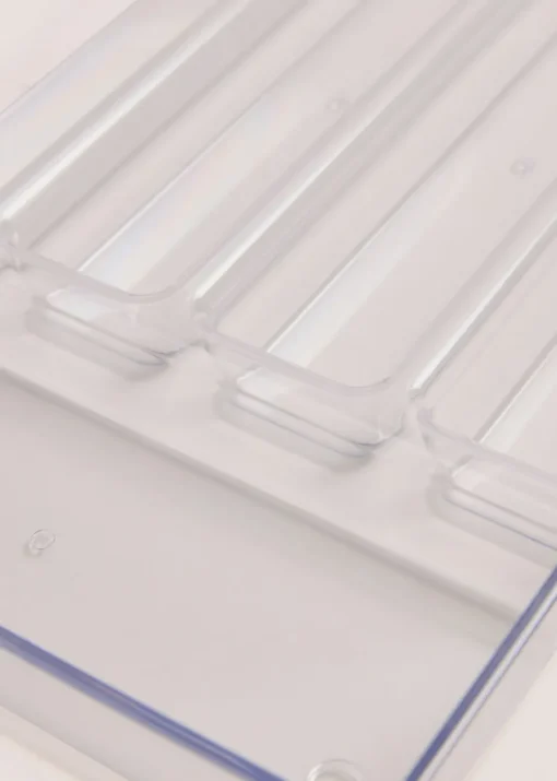 Clear cutlery organiser (35.5cm x25cm x4.5cm)