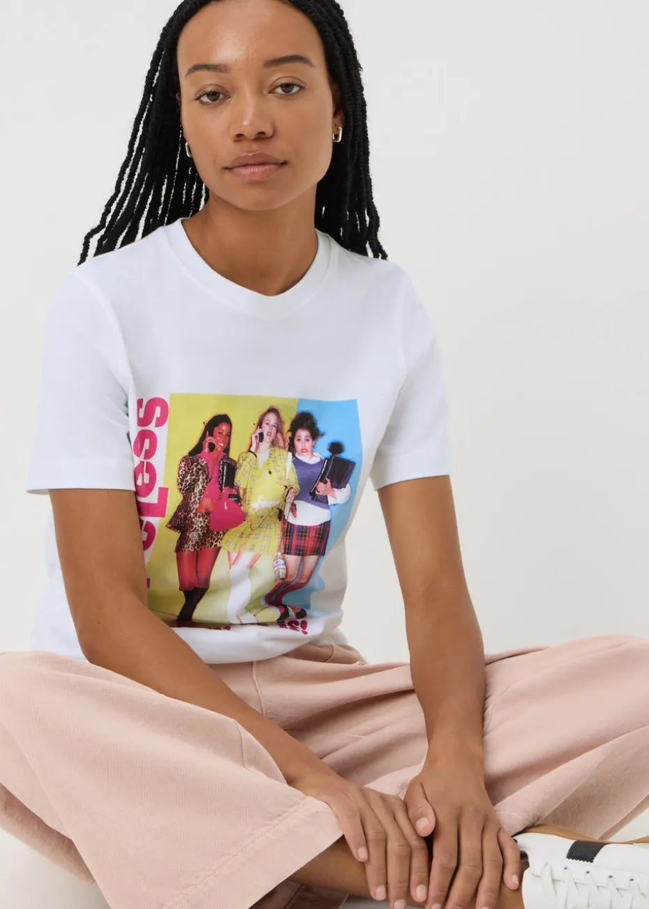 Clueless White As If T-Shirt