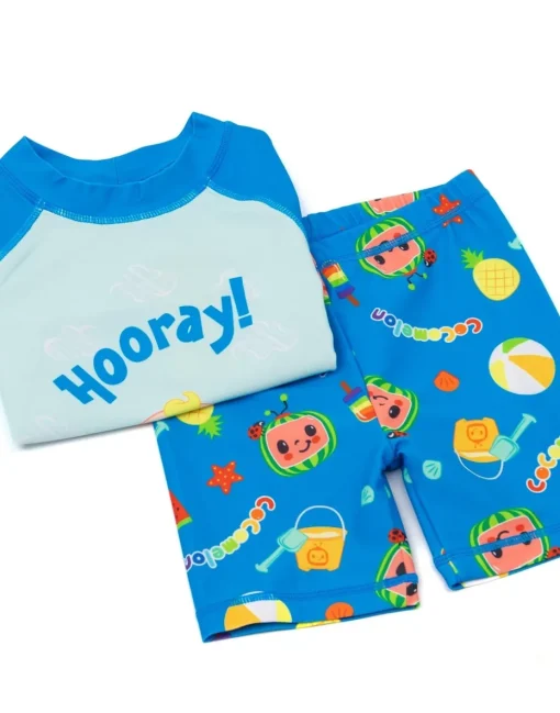 Cocomelon JJ Kids Blue 2 Piece Swim Set (12 Months-6 Years)