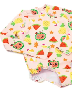 Cocomelon Kids Pink Swimsuit (12 Months-6 Years)