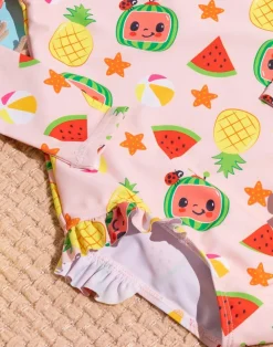 Cocomelon Kids Pink Swimsuit (12 Months-6 Years)