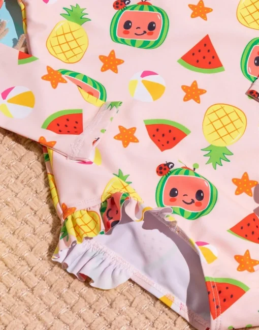 Cocomelon Kids Pink Swimsuit (12 Months-6 Years)