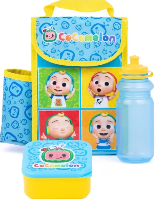 Cocomelon Lunch Bag, Snack Pot & Bottle Set