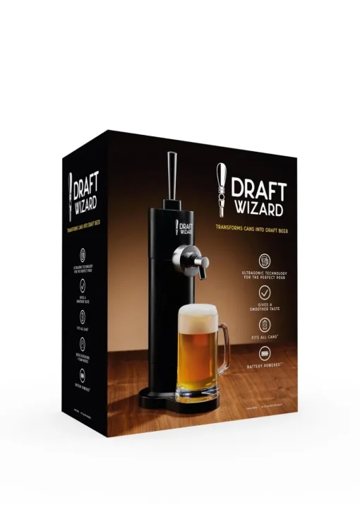 Connoisseur Creations Black Draft Wizard Beer Dispenser