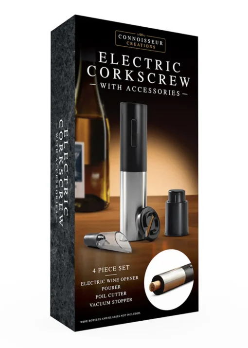 Connoisseur Creations Black Wine Connoisseur Set