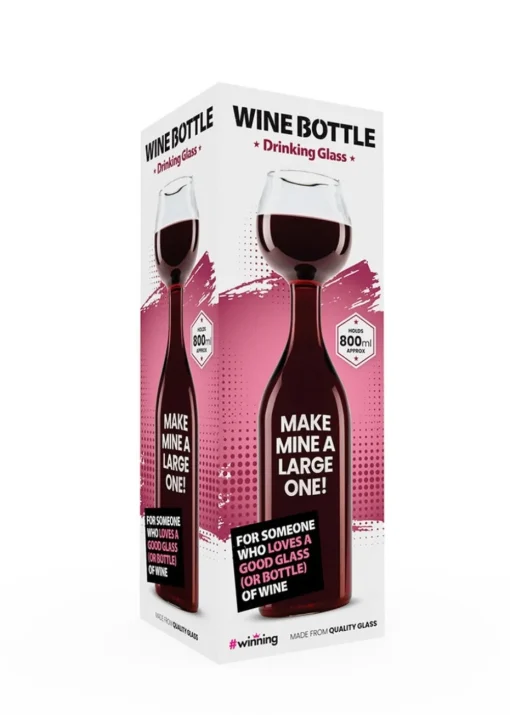 Connoisseur Creations Clear Wine Bottle Glass