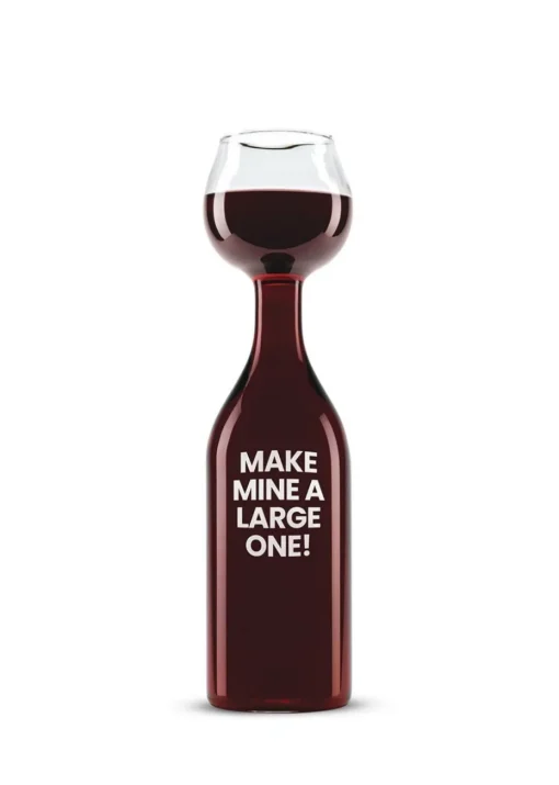 Connoisseur Creations Clear Wine Bottle Glass