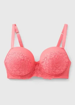 Coral DD+ Lace Detail Padded Bra