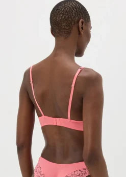 Coral Lace Detail Full Bra