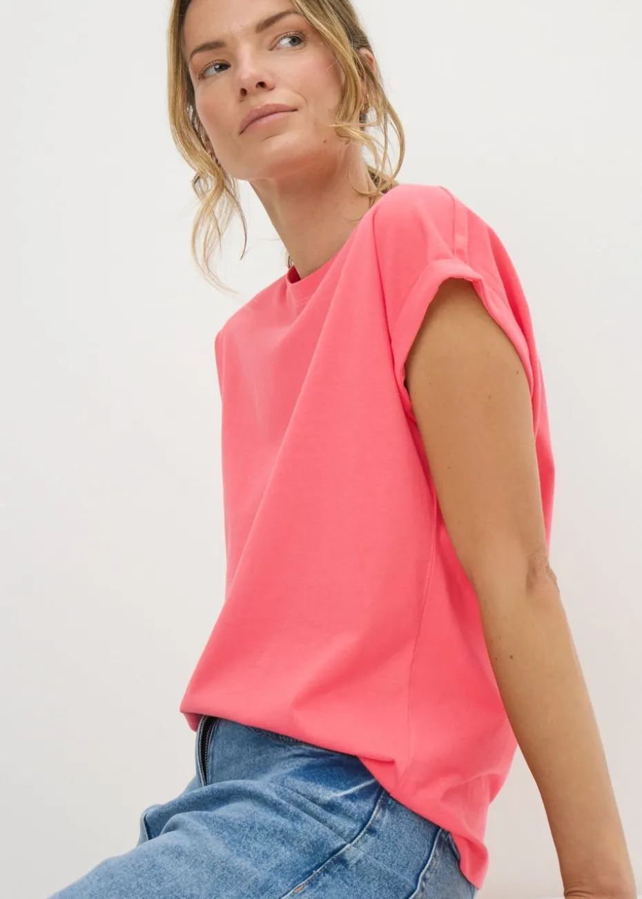 Coral Short Sleeve Top