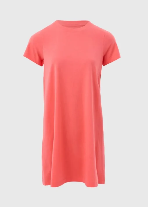 Coral T-Shirt Dress