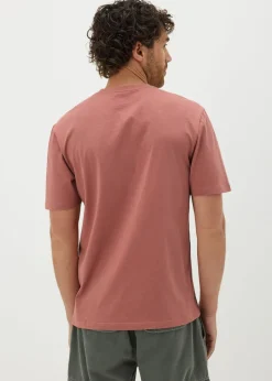 Coral Typography T-Shirt