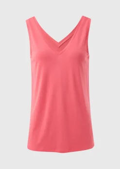 Coral V Neck Vest