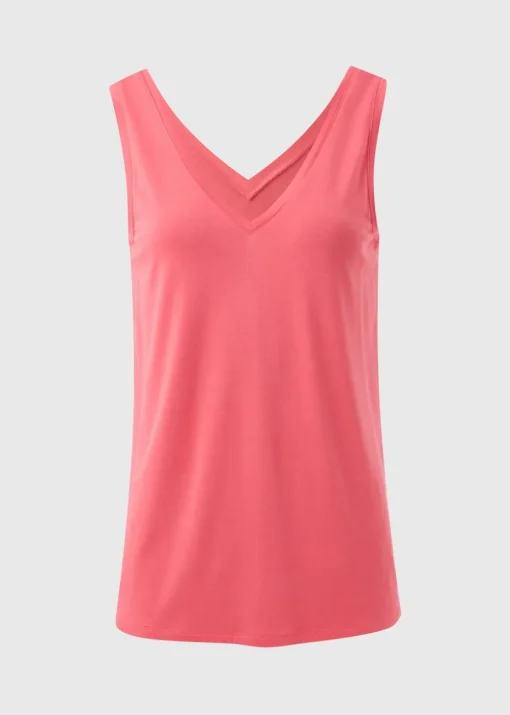 Coral V Neck Vest