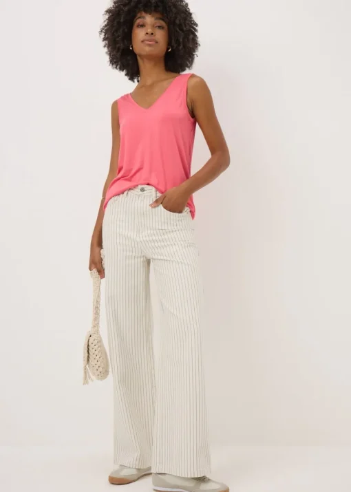 Coral V Neck Vest