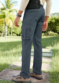 Cotton Traders Azure Blue Quick Dry Stretch Action Trousers