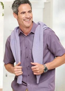 Cotton Traders Blush Pink Short Sleeve Soft Touch Shirt