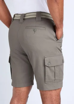 Cotton Traders Charcoal Grey Guinness Cargo Shorts
