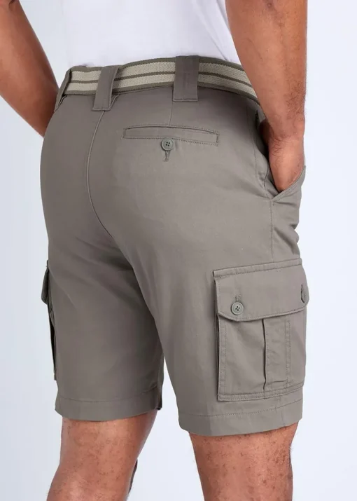 Cotton Traders Charcoal Grey Guinness Cargo Shorts