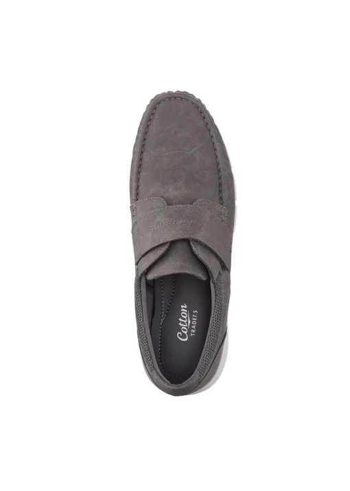 Cotton Traders Dark Grey Lightweight Adjustable Shoes
