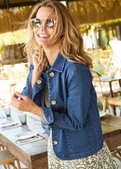 Cotton Traders Denim Cargo Jacket