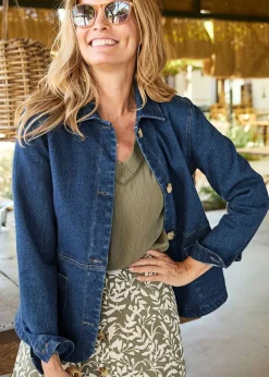 Cotton Traders Denim Cargo Jacket