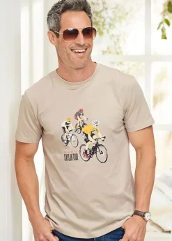 Cotton Traders Fawn Printed T-Shirt