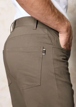 Cotton Traders Forest Green Ultra Soft Premium Slim-Fit Stretch Jeans