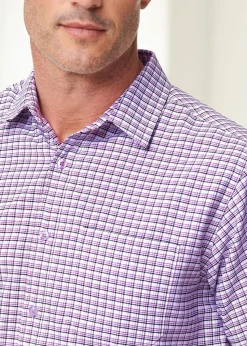 Cotton Traders Heather Short Sleeve Soft Touch Yarn-Dyed Shirt