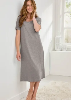 Cotton Traders Lavender 2 Pack Short Sleeve Nightdresses