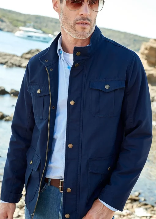 Cotton Traders Midnight The Cotton Utility Jacket