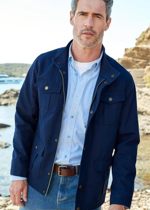 Cotton Traders Midnight The Cotton Utility Jacket