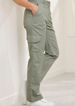 Cotton Traders Mint Cargo Trousers