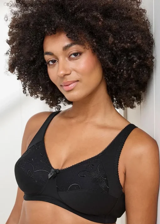 Cotton Traders Multi 2 Pack Rose Non-Wired Bras