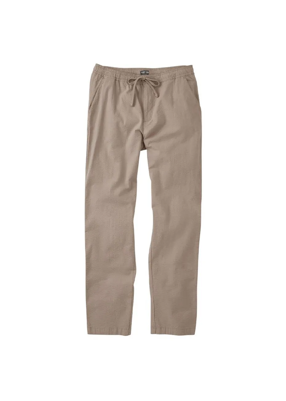 Cotton Traders Mushroom Stretch Seersucker Trousers
