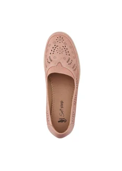 Cotton Traders Pale Pink Soft Step Elasticated Slip On Shoes