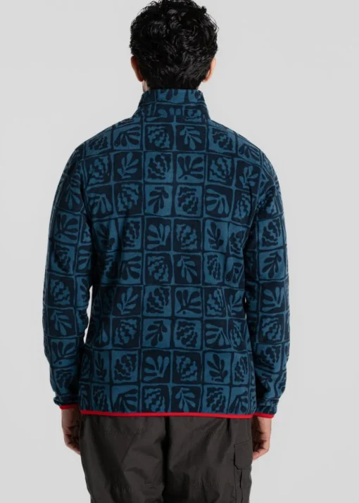 Craghoppers Blue Galdie Half Zip Fleece