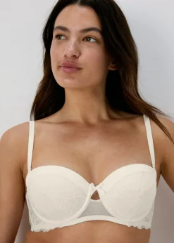 Cream Bridal Bra