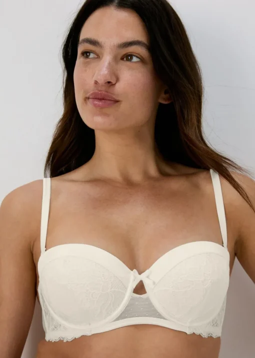 Cream Bridal Bra